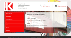 Desktop Screenshot of kuhn-muolen.ch